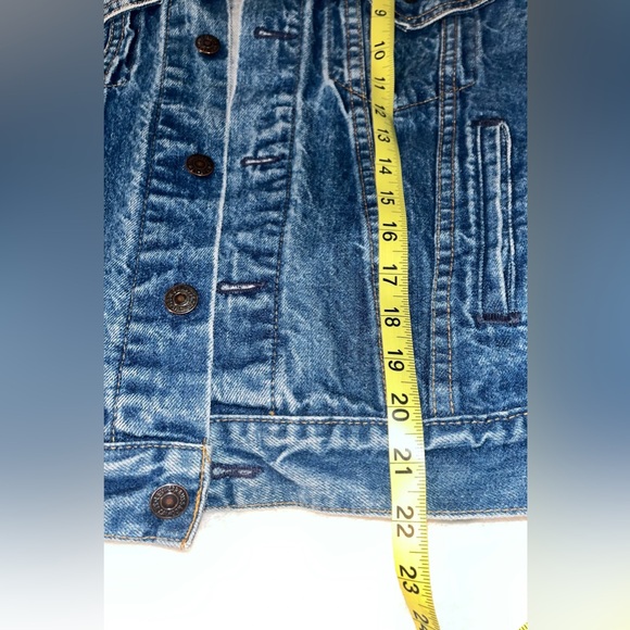 VINTAGE Levi's 70506 Denim Trucker Jacket 1980s - Picture 9 of 10